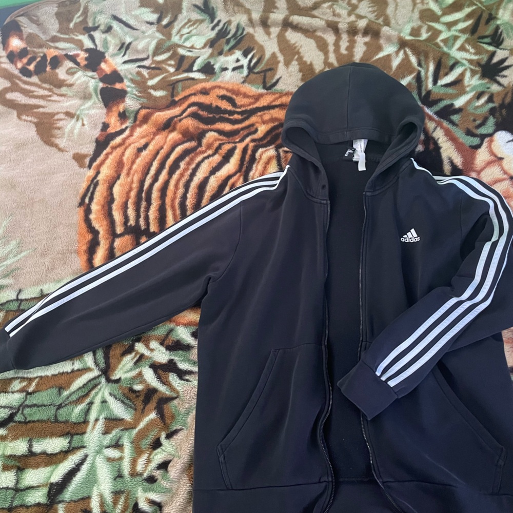 Adidas men Black jacket with NO ZIPPER